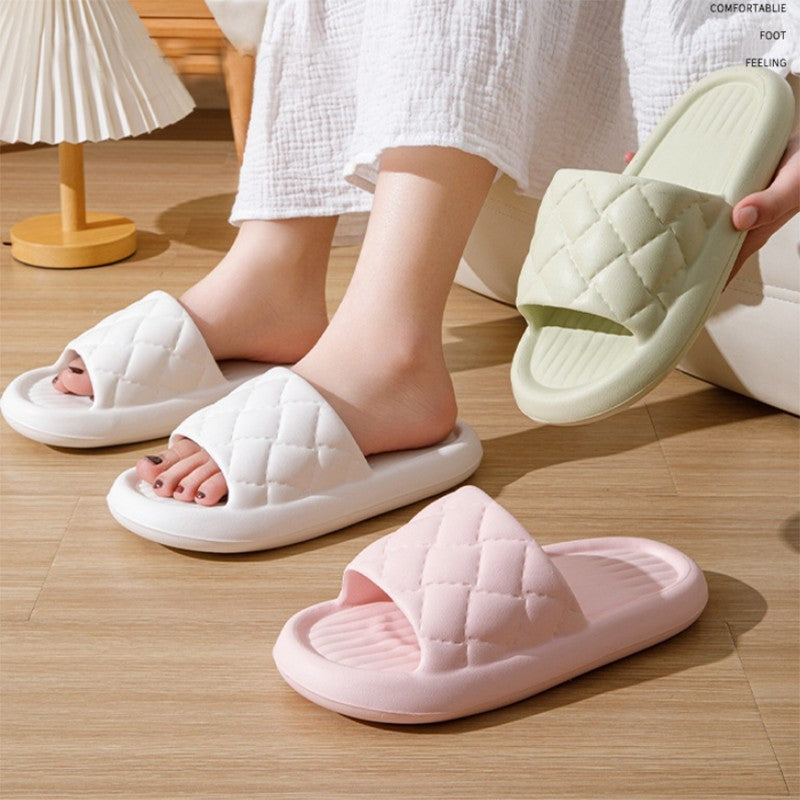Rhombus Sommer Hausschuhe - Anti-Rutsch Pantoffeln