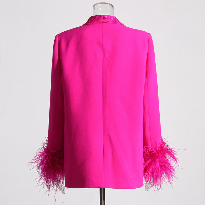 Eleganter Damenanzug aus feinem Polyester