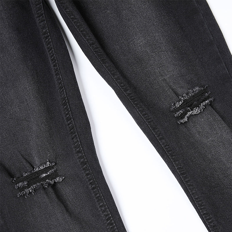 Geschredderte Slim-Fit Bleistifthose