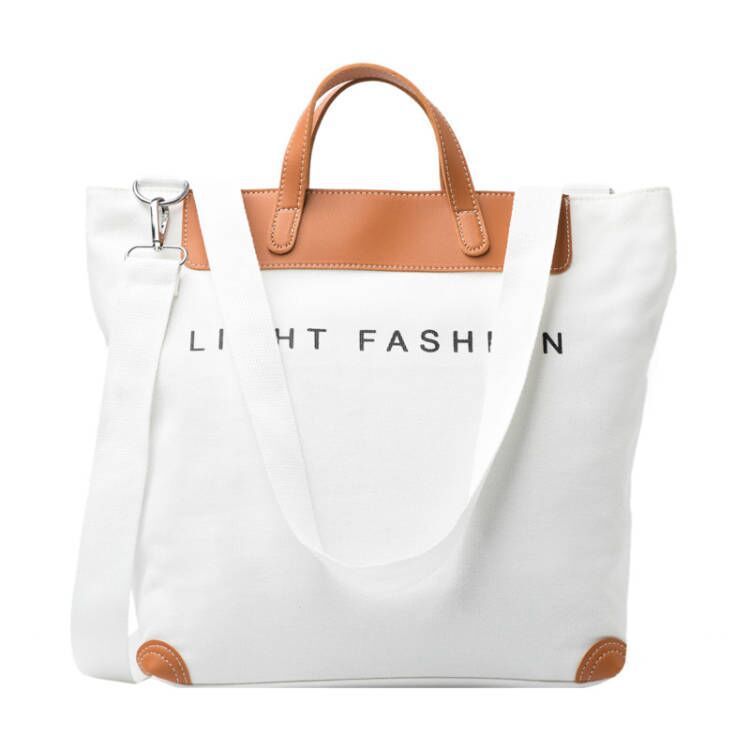 Modische Canvas-Schultertasche mit großer Kapazität