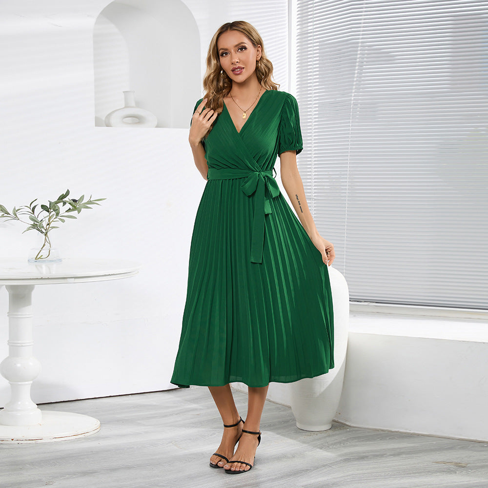 Damen Schmal geschnittenes Langkleid mit Stil