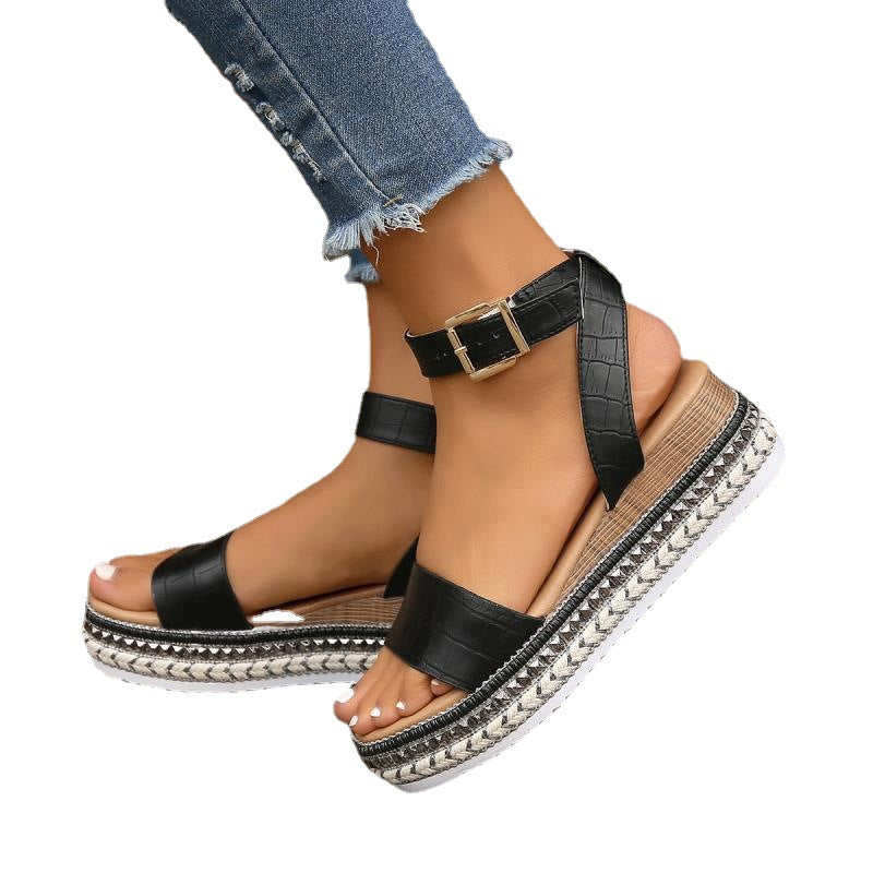 Sandalen mit Seilsohle für Damen