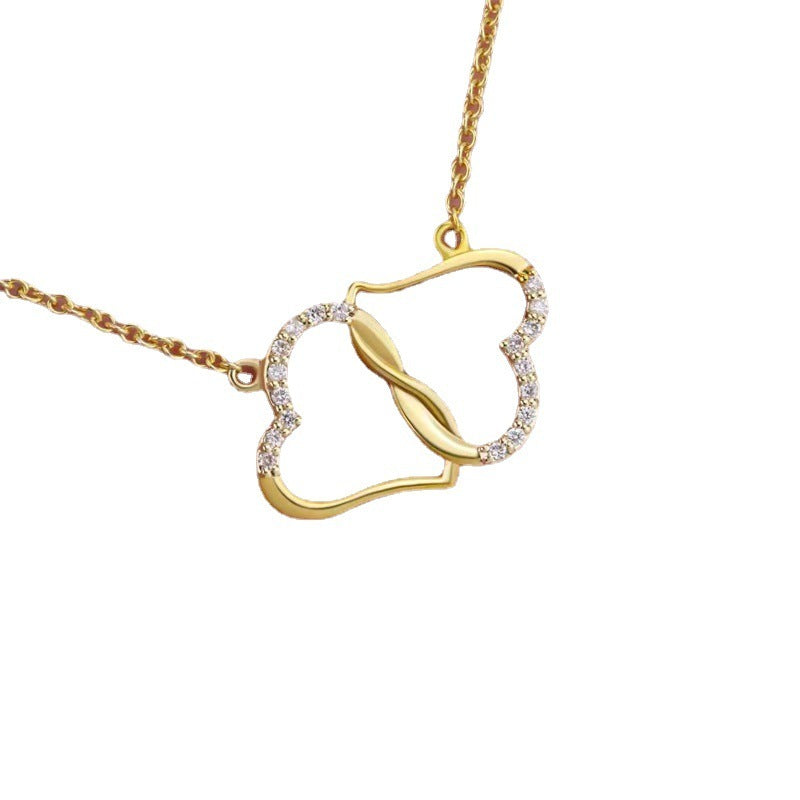 Elegante Damen-Halskette mit Herzanhänger – Luxus & Stil