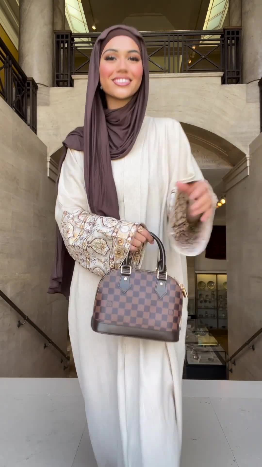Bohème-Stil Bedrucktes Damenkleid mit Puffärmeln und lockerem Retro-Look
