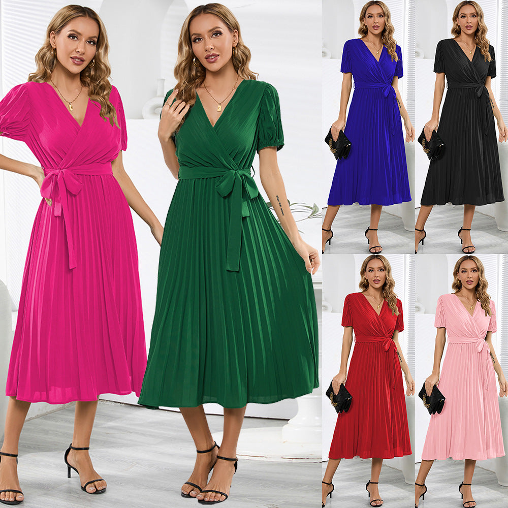 Damen Schmal geschnittenes Langkleid mit Stil