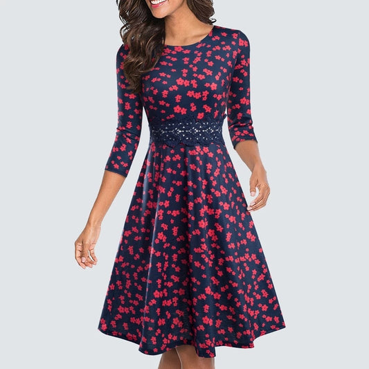 Sommerliche Spitzen-Röhrenkleid für Damen