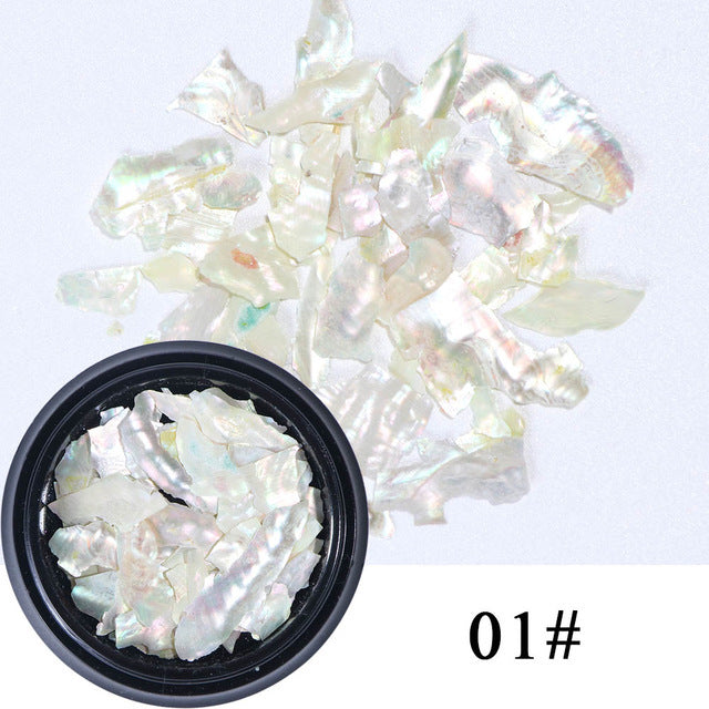 Nagelschmuck Muschel