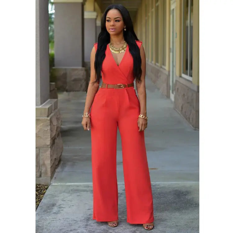 Neuer Damenmoden-Jumpsuit mit Einteiler-Hose