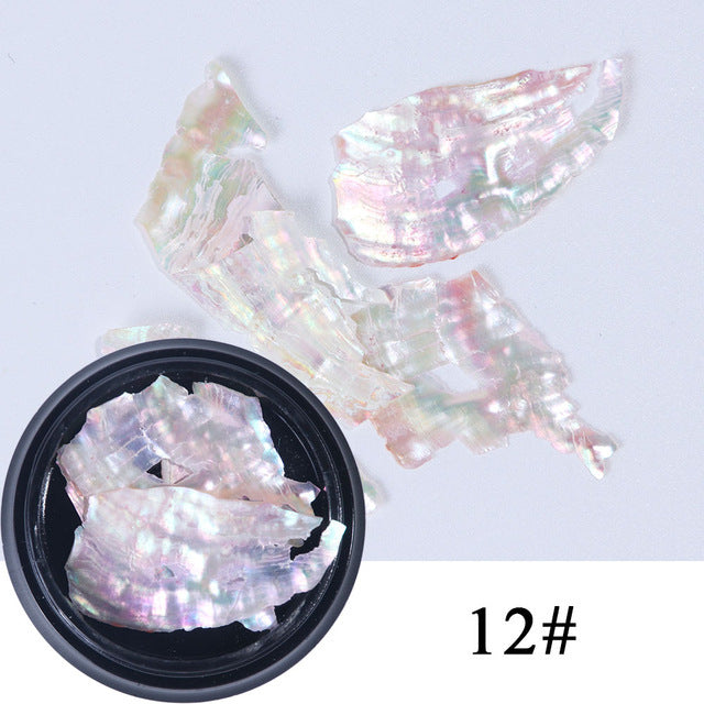Nagelschmuck Muschel
