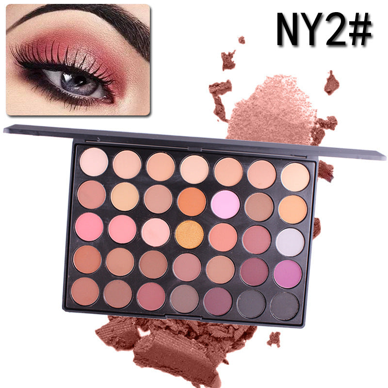 Schimmernde & Matte Lidschatten-Palette - Palette B
