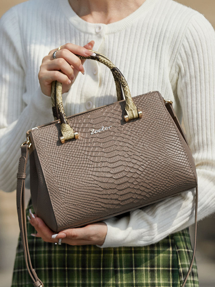 Damen-Handtasche aus echtem Leder