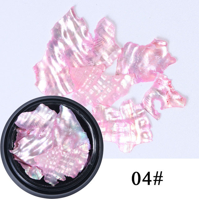 Nagelschmuck Muschel