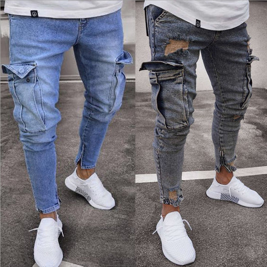 Urban Cargo Style Herren Jeans