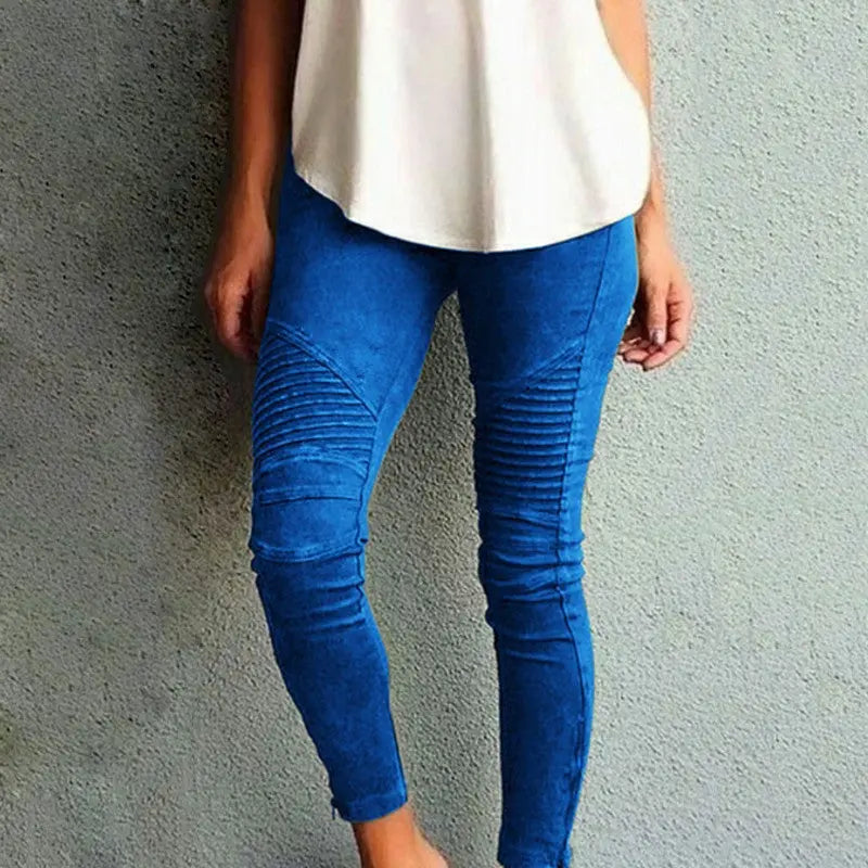 Plissee Leggings