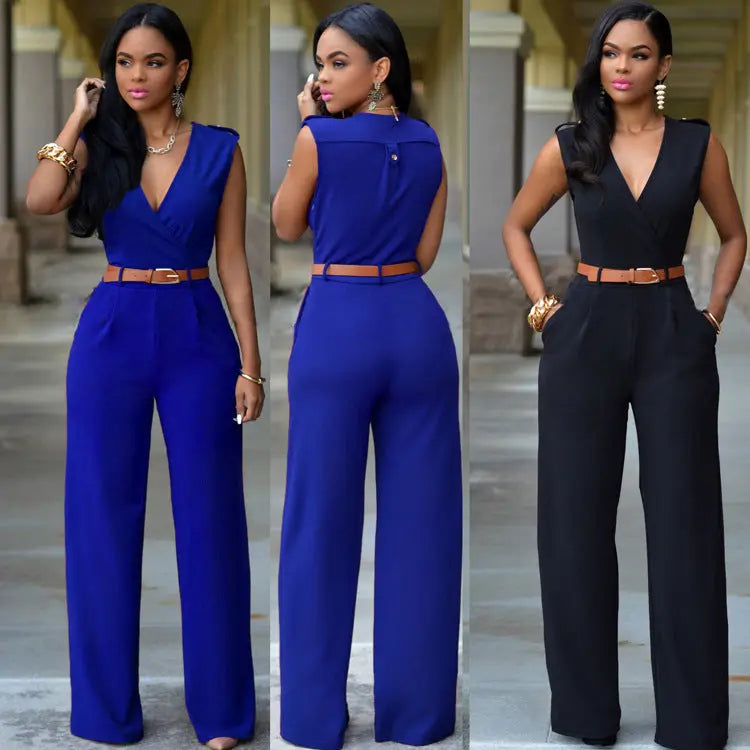 Neuer Damenmoden-Jumpsuit mit Einteiler-Hose