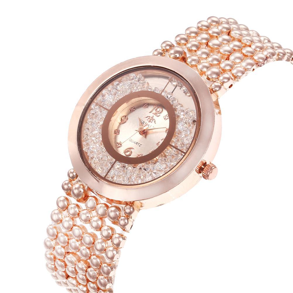 Elegante Damen-Armbanduhr mit Strass
