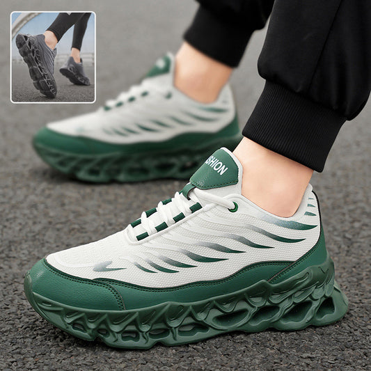 Herren Schnür-Sneaker mit dicker Sohle – Outdoor Sportschuhe