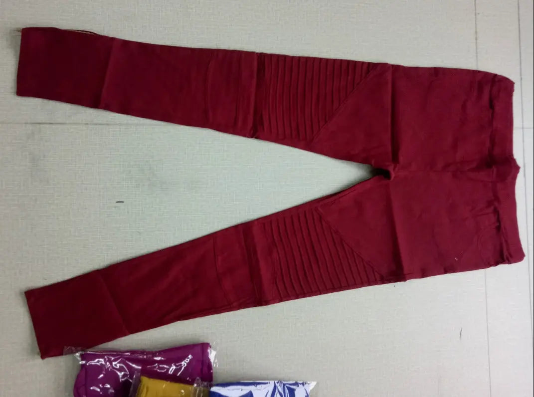 Plissee Leggings