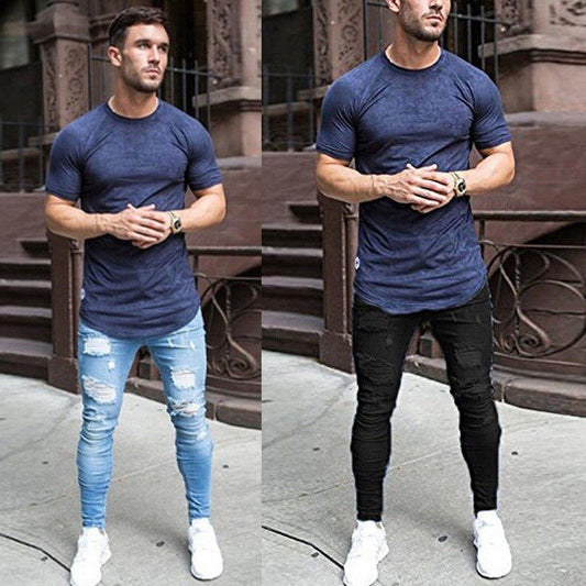 Herren gewaschene Denimmode