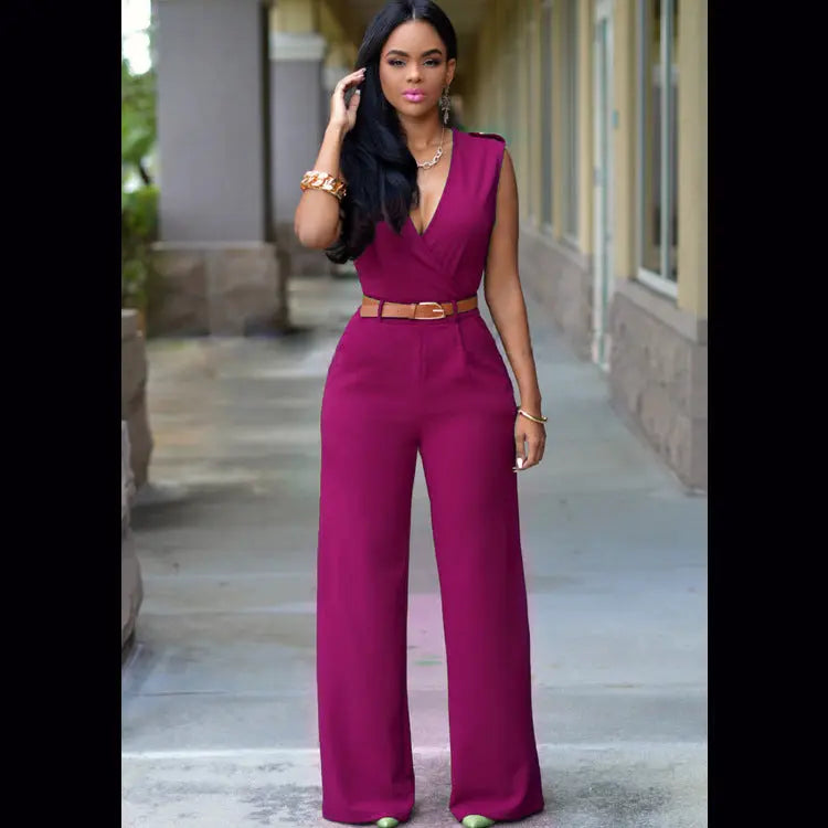 Neuer Damenmoden-Jumpsuit mit Einteiler-Hose