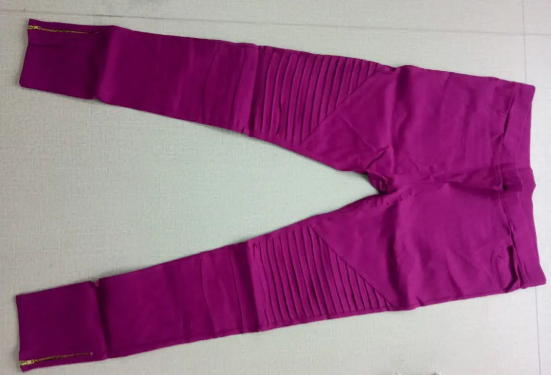 Plissee Leggings