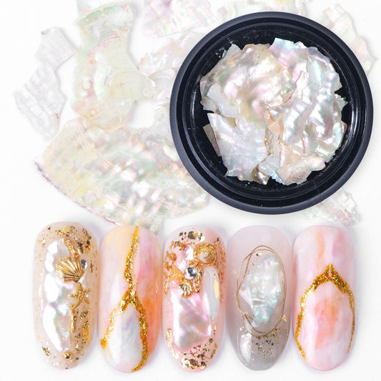 Nagelschmuck Muschel