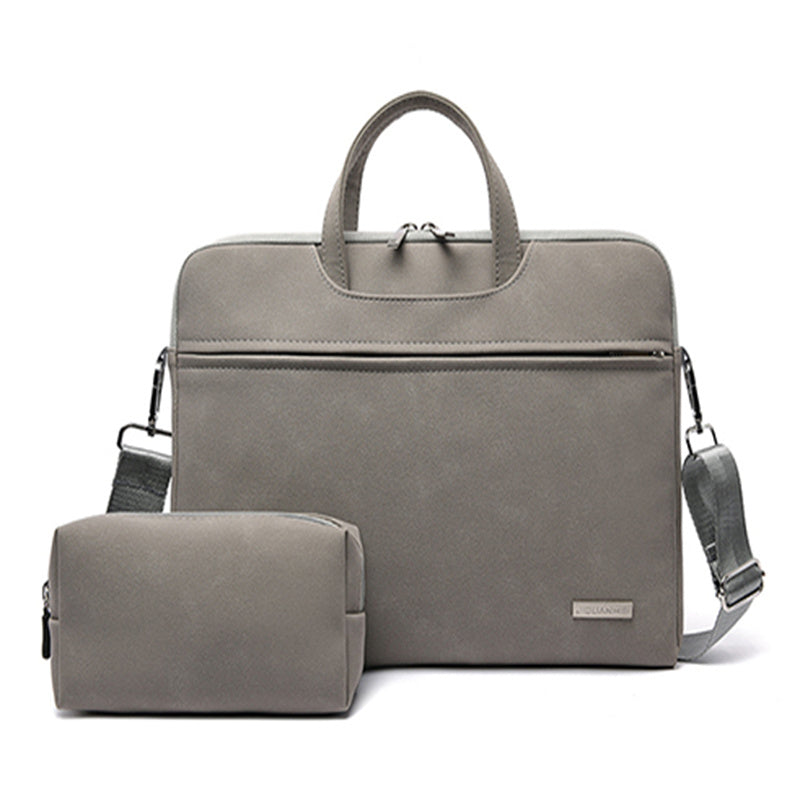 Damen PU-Leder Laptop Tragetasche Stilvolle Notebook-Tasche für Frauen