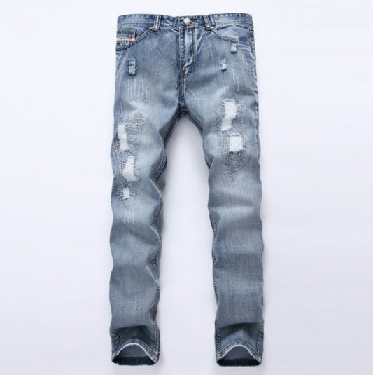 Zerrissene Denim Hosen Jogger für Herren