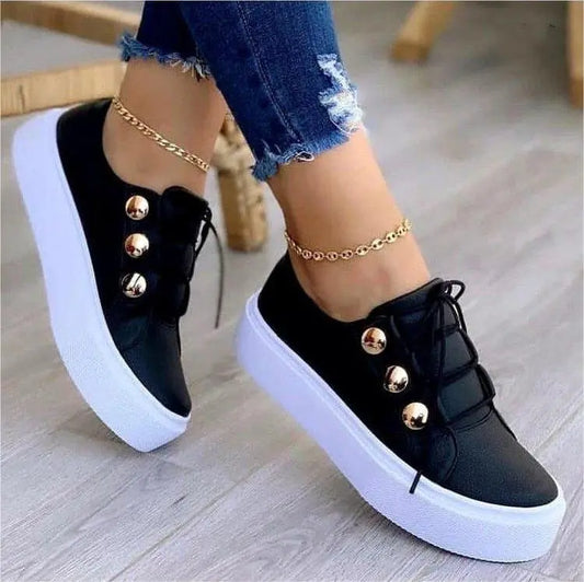 Schnür-Halbschuhe im Sneaker-Stil für Damen