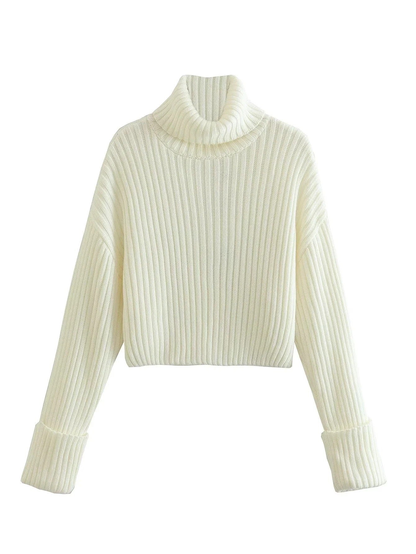Pullover für Damen, gestreift, im kurzen Stil - FashionGlam