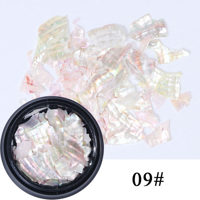 Nagelschmuck Muschel
