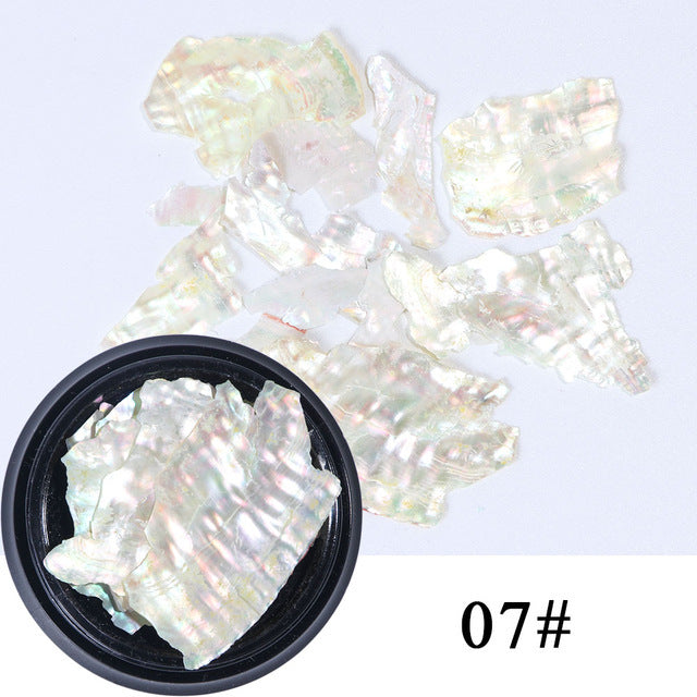 Nagelschmuck Muschel