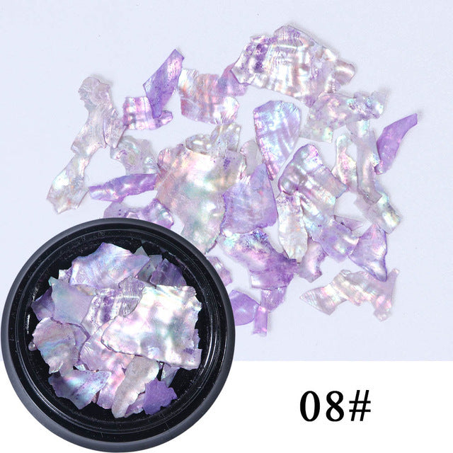 Nagelschmuck Muschel