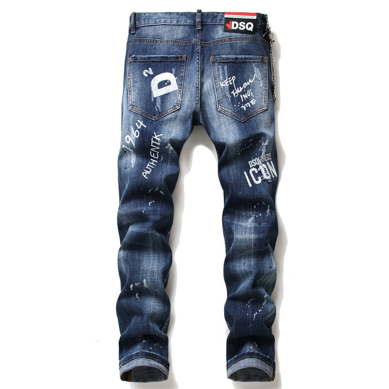 Herren Jeans mit Reißverschluss
