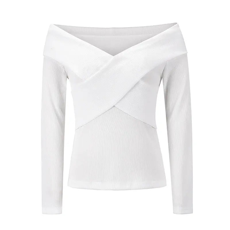 Kurzarm Pullover mit langem Schnitt
