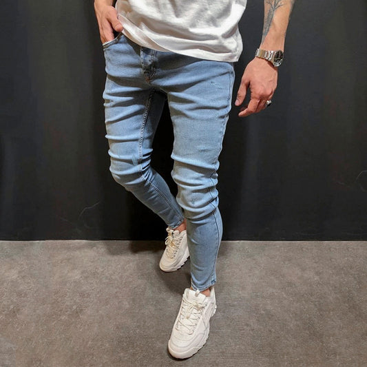 Mode Trend Männer blaue Jeans