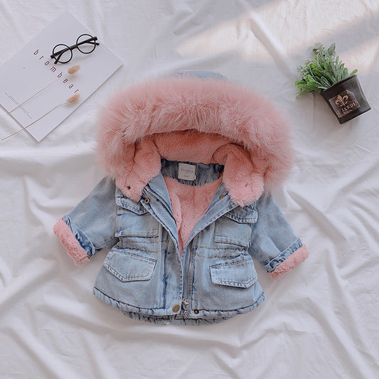 Mädchen Jeansmantel