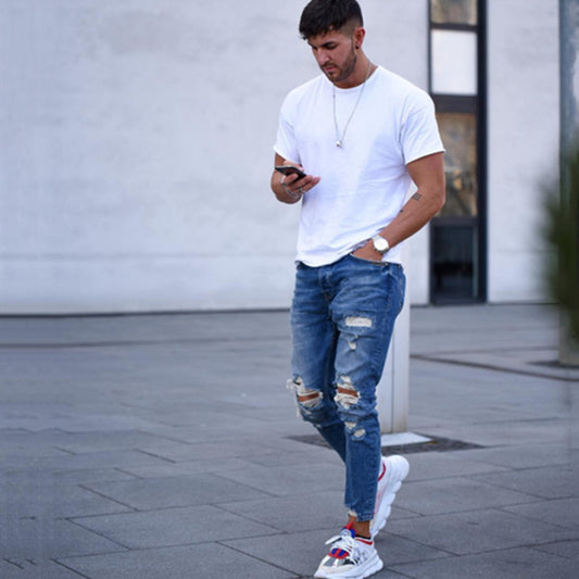 Herren Jeans mit Rissen