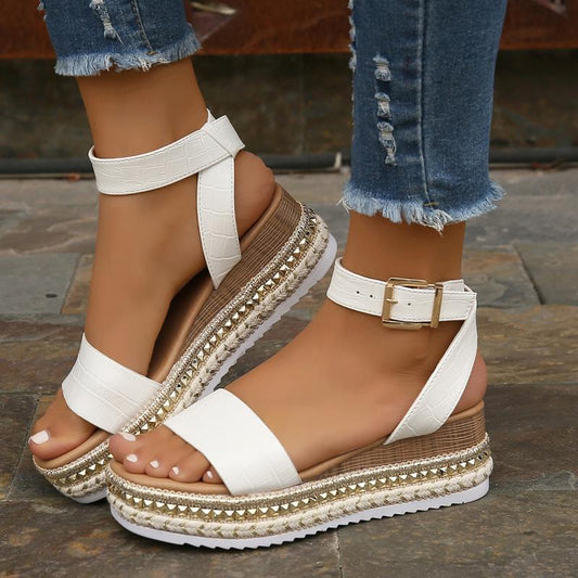 Sandalen mit Seilsohle für Damen