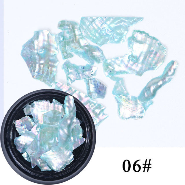 Nagelschmuck Muschel