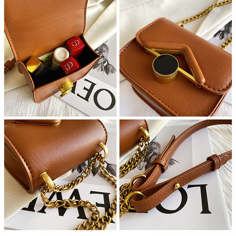 Elegante Retro-Crossbody-Mini-Alleskönner-Kleines-Quadrat-Tasche