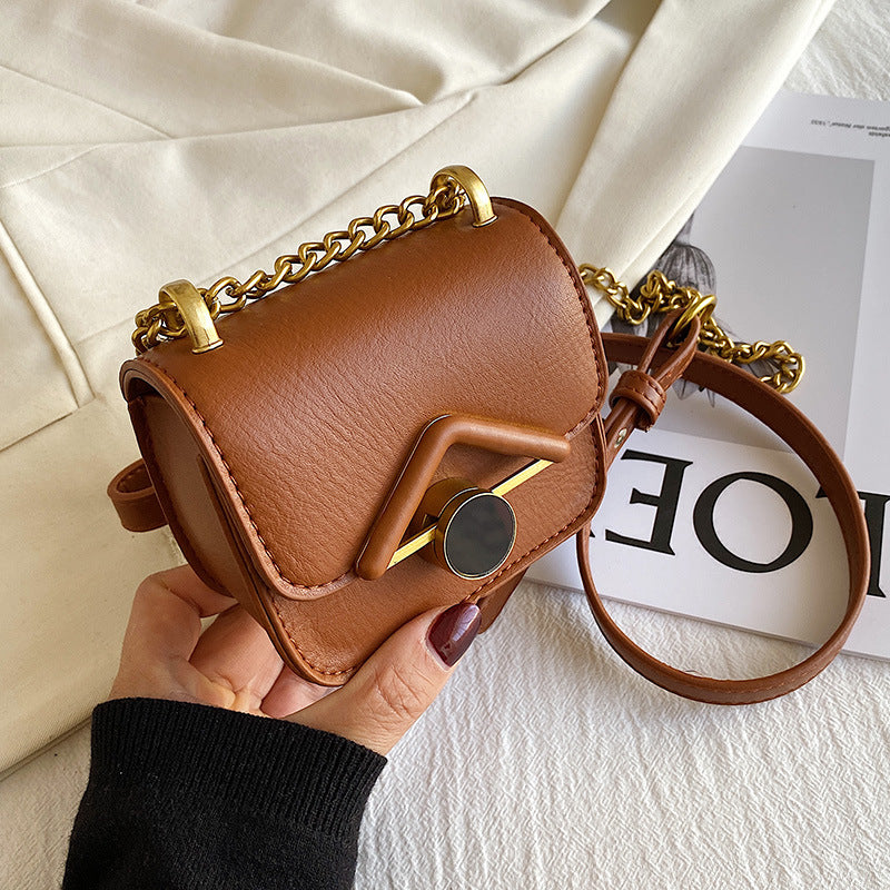 Elegante Retro-Crossbody-Mini-Alleskönner-Kleines-Quadrat-Tasche