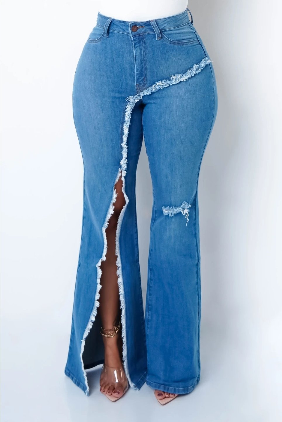 Neue Stil Ausgestellte Jeans für Frauen
