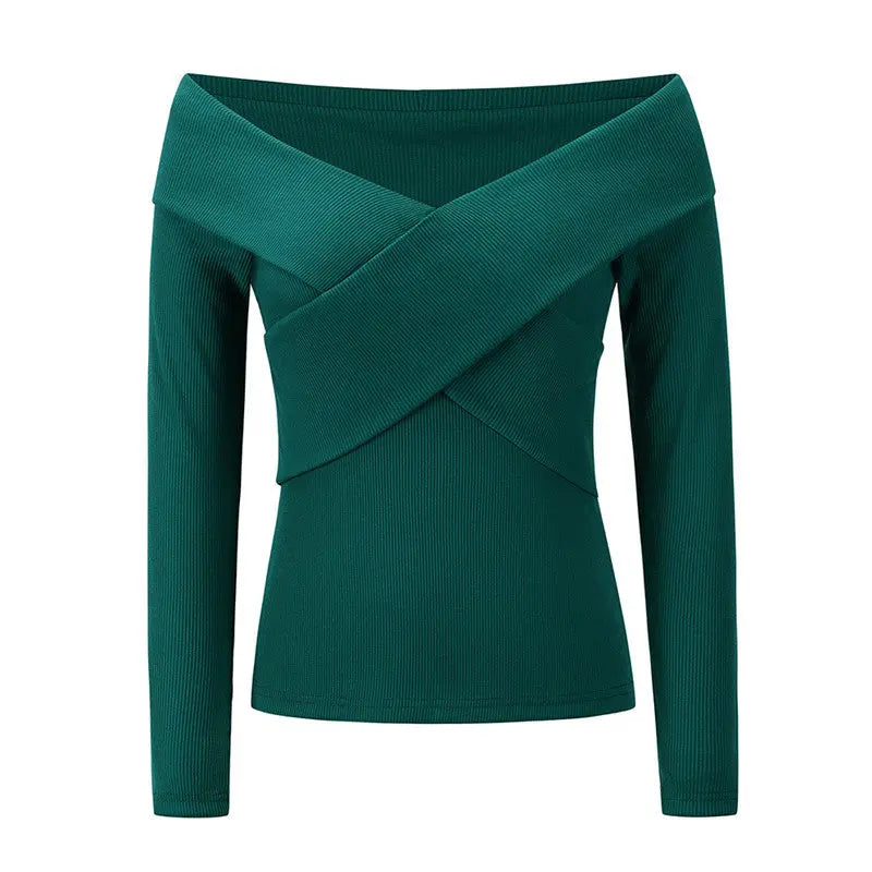 Kurzarm Pullover mit langem Schnitt