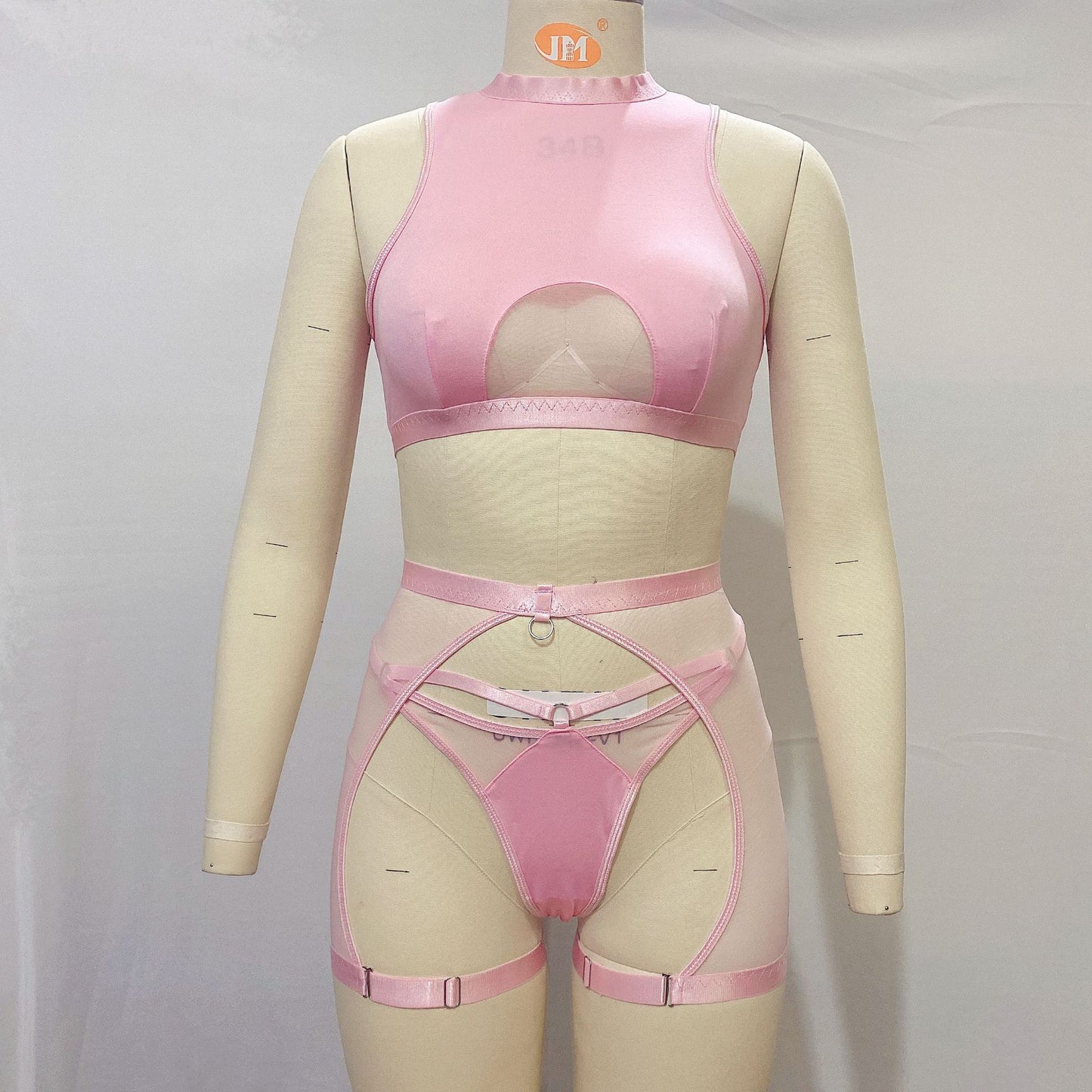 Durchsichtiger BH Modische Unterwäsche Set Damen