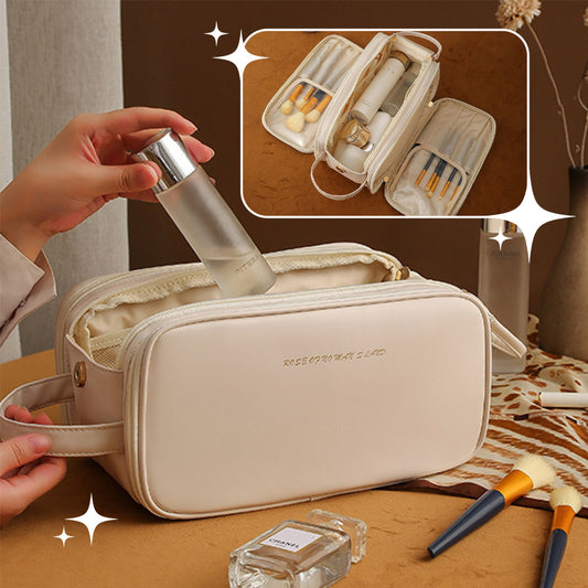 Modische PU-Leder Kosmetiktasche mit U-förmigem Design