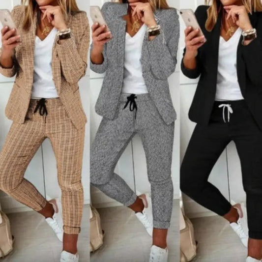 Casual-Anzug-Set (Hose + Jacke)