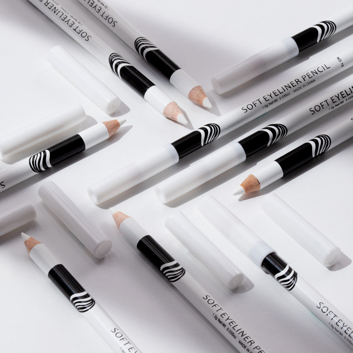 12er-Packung Weißer wasserfester Eyeliner-Stift