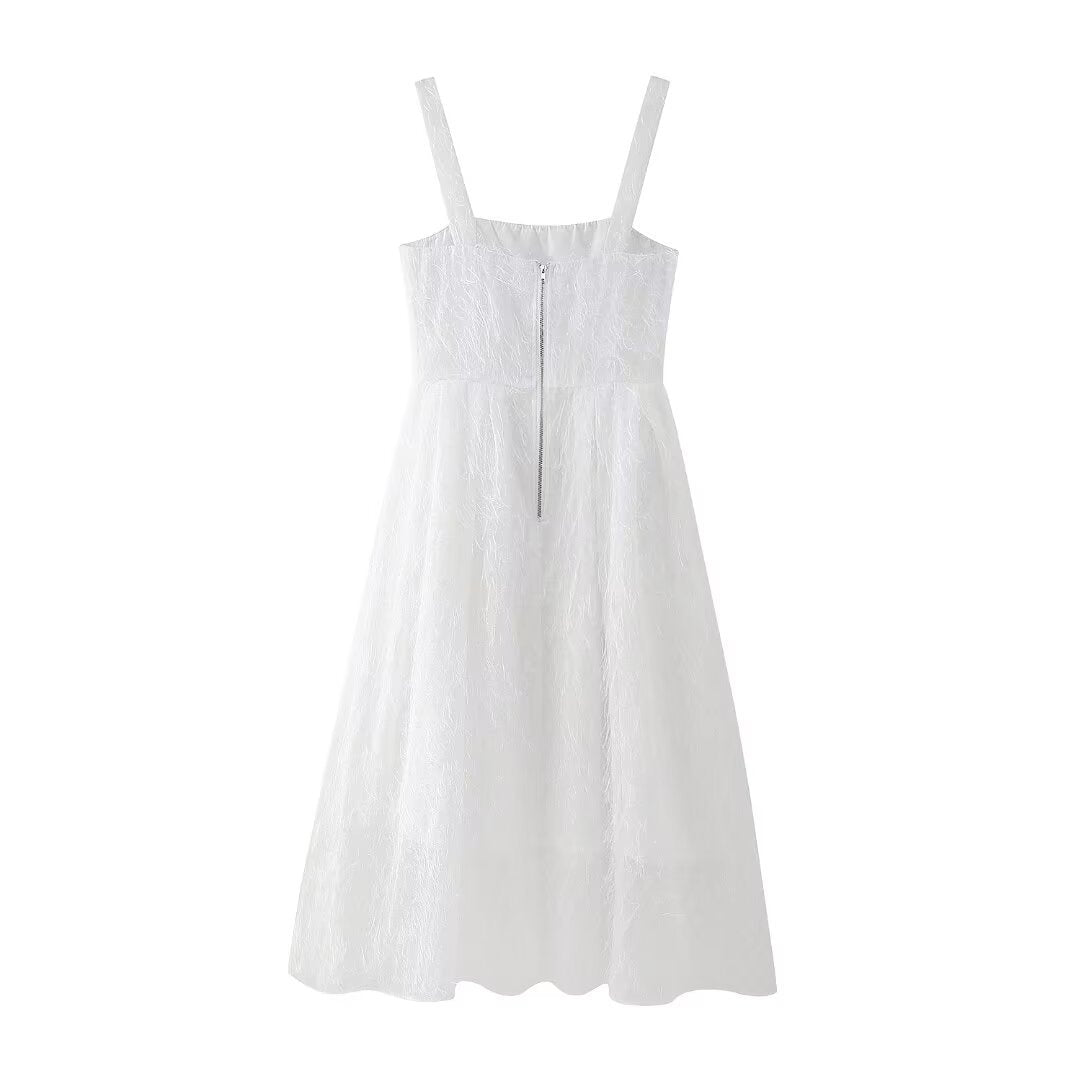 Edles Damen ärmelloses Quastenkleid