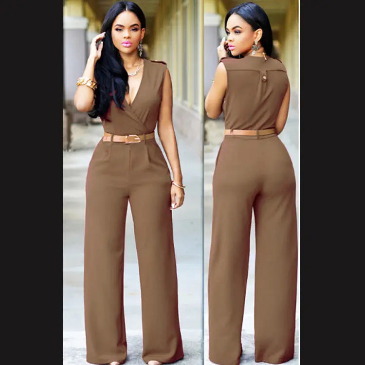 Neuer Damenmoden-Jumpsuit mit Einteiler-Hose